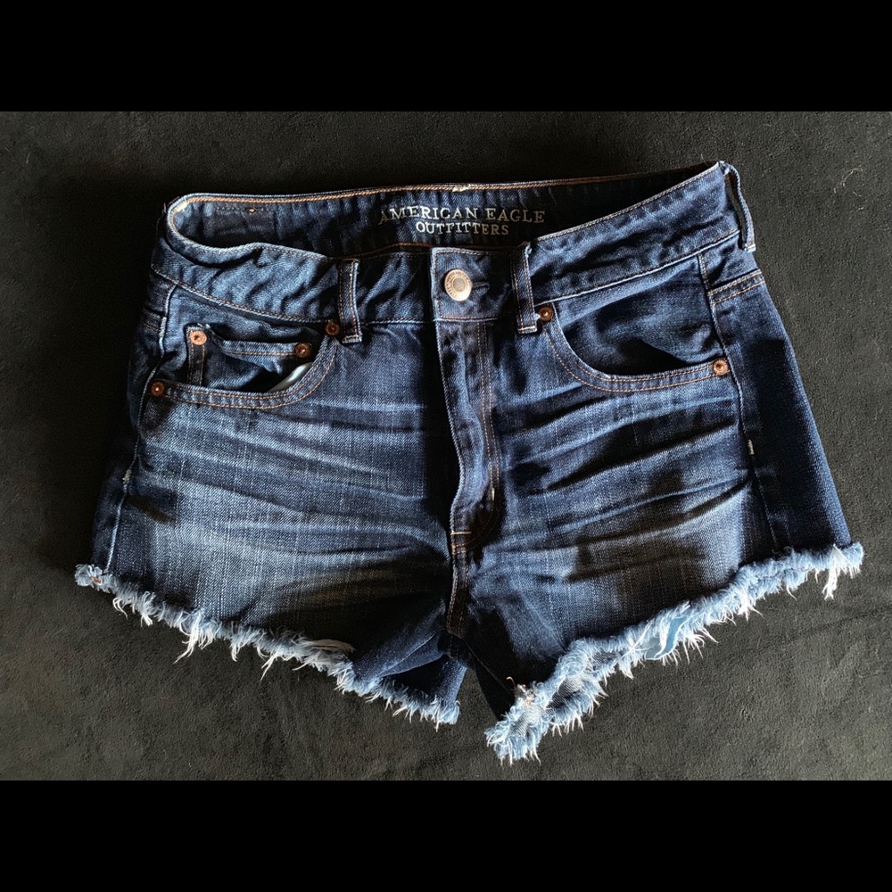 Size 6 American Eagle Cut Off High Rise Shorts